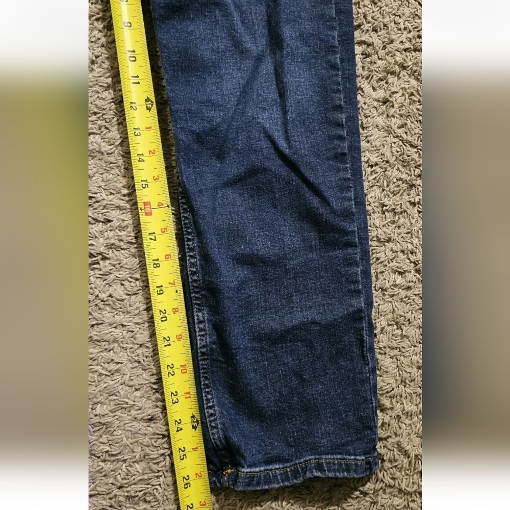 Izod Jeans Y2k Vintage Classic Straight Mens 34x27 Blue Preppy Grunge - Picture 7 of 9